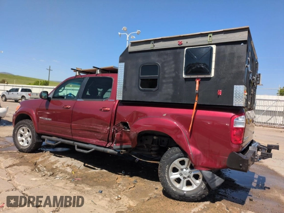 2005 Toyota Tundra Limited с VIN 5TBDT48155S501461, выставлен на аукционе Copart как лот 56884405 с пробегом 190 266 миль миль и Списание • Salvage title. История ставок и продаж доступна на DreamBid. Изображение 2.