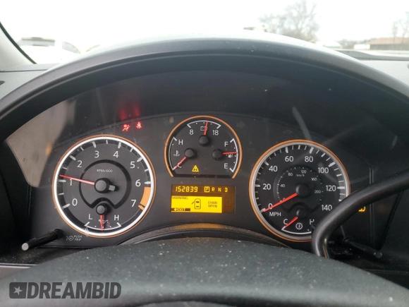 2010 Nissan Titan SE with VIN 1N6BA0CH6AN317404, listed as a Copart auction lot 85713834 with 152,839 mi miles and Clean Title. Bid and sale history available at carsss.com. Image 9.