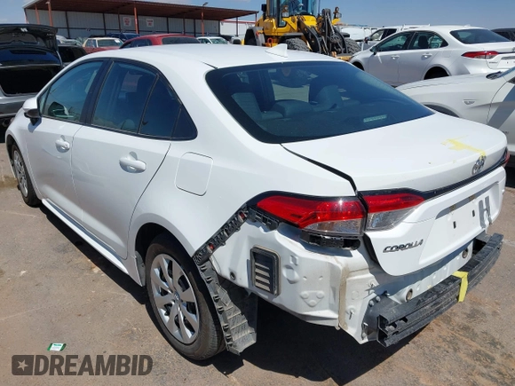 2024 Toyota Corolla LE with VIN 5YFB4MDE4RP108747, listed as a IAAI auction lot 42179917 with 32,182 mi miles and . Bid and sale history available at DreamBid. Image 3.