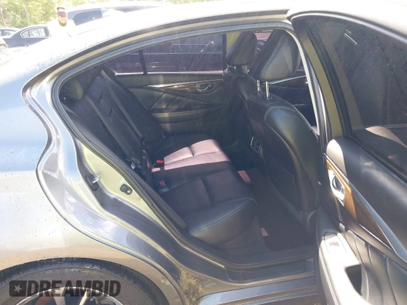 2015 Infiniti Q50 Premium with VIN JN1BV7AR7FM409374, listed as a IAAI auction lot 42202230 with 79,453 mi miles and . Bid and sale history available at DreamBid. Image 8.