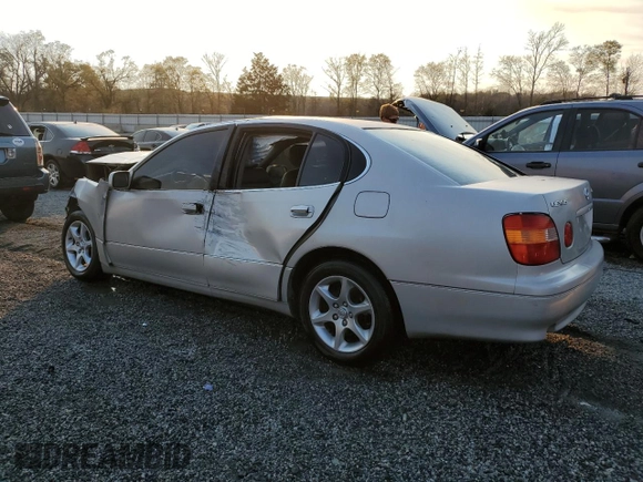 2001 Lexus GS 300 with VIN JT8BD69S710148070, listed as a Copart auction lot 50574035 with 159,555 mi miles and Salvage Title. Bid and sale history available at DreamBid. Image 2.