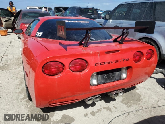 2002 Chevrolet Corvette with VIN 1G1YY22G825118684, listed as a Copart auction lot 76702164 with 0 mi miles and Non Repairable. Bid and sale history available at carsss.com. Image 6.
