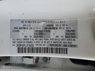 2020 Mazda 3 Premium with VIN 3MZBPAEM1LM134259, listed as a Copart auction lot 74742724 with Not provided miles and Non repairable. Bid and sale history available at DreamBid. Image 13.