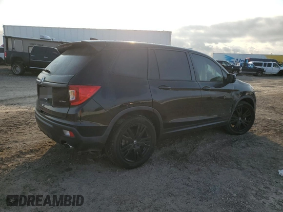 2021 Honda Passport Sport с VIN 5FNYF7H27MB010497, выставлен на аукционе Copart как лот 71591024 с пробегом 49 691 миль миль и Списание • Salvage title. История ставок и продаж доступна на DreamBid. Изображение 3.
