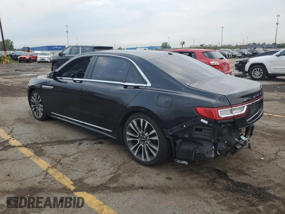2017 Lincoln Continental Reserve with VIN 1LN6L9NC0H5623802, listed as a Copart auction lot 68620624 with 128,426 mi miles and Clean Title. Bid and sale history available at carsss.com. Image 2.