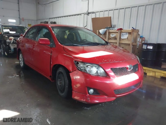 2010 Toyota Corolla with VIN 1NXBU4EE9AZ272822, listed as a IAAI auction lot 41323786 with 112,597 mi miles. Bid and sale history available at carsss.com. Image 1.