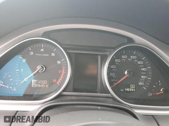 2014 Audi Q7 Premium Plus with VIN WA1LGAFE6ED003982, listed as a Copart auction lot 65095935 with 146,993 mi miles and Clean title. Bid and sale history available at DreamBid. Image 9.
