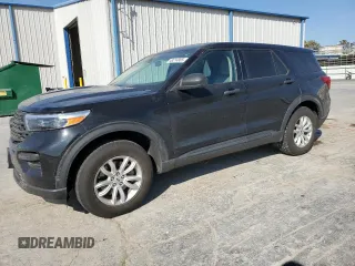 2021 Ford Explorer with VIN 1FMSK8BH0MGA06166, listed as a Copart auction lot 49214865 with 62,655 mi miles and Salvage Title. Bid and sale history available at carsss.com. Image 1.