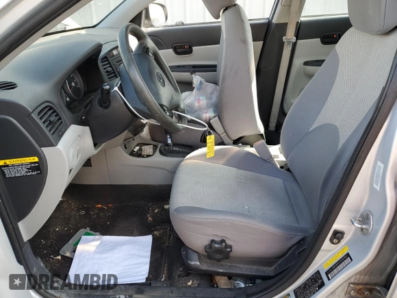 2010 Hyundai Accent GLS с VIN KMHCN4AC1AU487844, выставлен на аукционе Copart как лот 59663075 с пробегом 194 876 миль миль и Списание • Salvage title. История ставок и продаж доступна на DreamBid. Изображение 7.