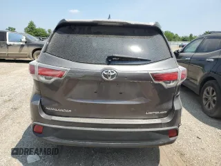 2016 Toyota Highlander Limited with VIN 5TDDKRFH8GS274874, listed as a Copart auction lot 61402305 with 109,670 mi miles and Salvage title. Bid and sale history available at DreamBid. Image 6.