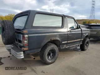 1994 Ford Bronco Custom with VIN 1FMEU15H7RLA79348, listed as a Copart auction lot 76497714 with 204,875 mi miles and Salvage Title. Bid and sale history available at DreamBid. Image 3.