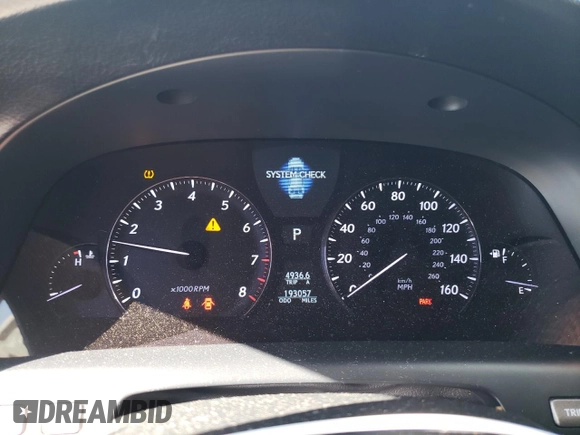 2008 Lexus LS 460 с VIN JTHBL46F285074570, выставлен на аукционе Copart как лот 57318045 с пробегом 193 057 миль миль и Списание • Salvage title. История ставок и продаж доступна на DreamBid. Изображение 9.
