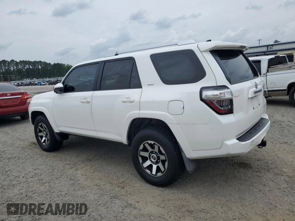 2017 Toyota 4Runner SR5 z VIN JTEBU5JR9H5424696, wystawiony jako Copart lot #58629325 z przebiegiem 154 702 mil mil oraz Szkoda całkowita • Salvage title. Historia ofert i sprzedaży dostępna na DreamBid. Obrazek 2.