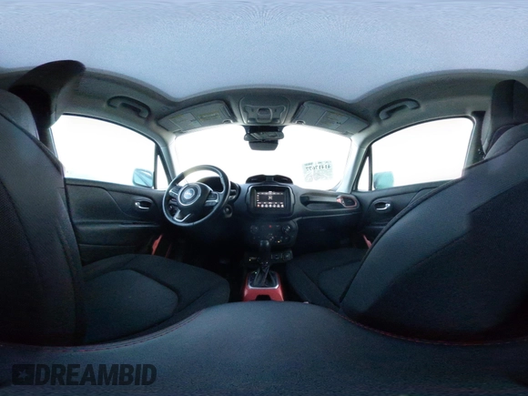 2018 Jeep Renegade Trailhawk with VIN ZACCJBCBXJPH18007, listed as a IAAI auction lot 41417677 with 46,296 mi miles. Bid and sale history available at carsss.com. Image 18.