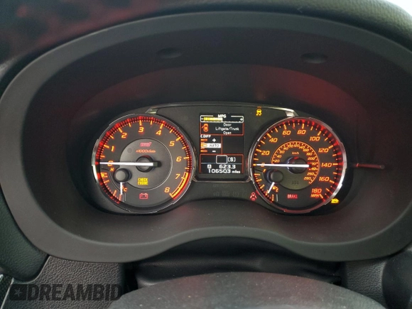 2015 Subaru WRX STI with VIN JF1VA2P63F9837070, listed as a Copart auction lot 82681544 with 106,503 mi miles and Clean Title. Bid and sale history available at DreamBid. Image 9.