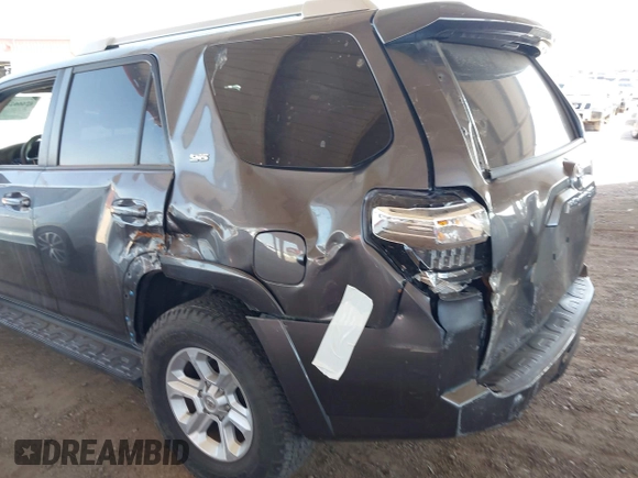 2018 Toyota 4Runner SR5 with VIN JTEBU5JR0J5516950, listed as a IAAI auction lot 42666217 with 75,729 mi miles and . Bid and sale history available at DreamBid. Image 6.