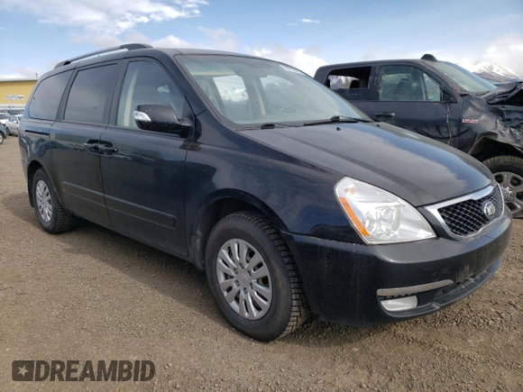 2014 Kia Sedona LX with VIN KNDMG4C78E6541119, listed as a Copart auction lot 55793245 with 143,324 mi miles and Clean Title. Bid and sale history available at carsss.com. Image 4.
