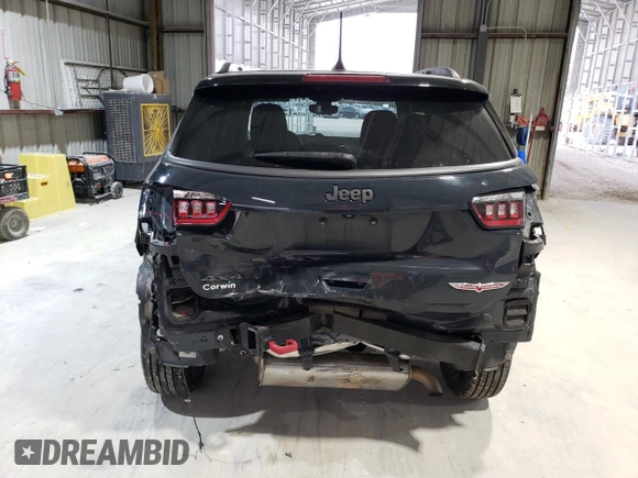 2018 Jeep Compass Trailhawk with VIN 3C4NJDDB4JT184997, listed as a Copart auction lot 48943005 with 119,778 mi miles and Salvage title. Bid and sale history available at DreamBid. Image 6.
