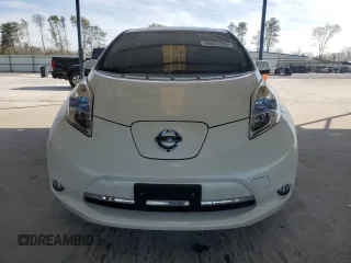 2015 Nissan LEAF SV with VIN 1N4AZ0CP9FC330185, listed as a Copart auction lot 49852285 with 93,056 mi miles and Salvage Title. Bid and sale history available at carsss.com. Image 5.