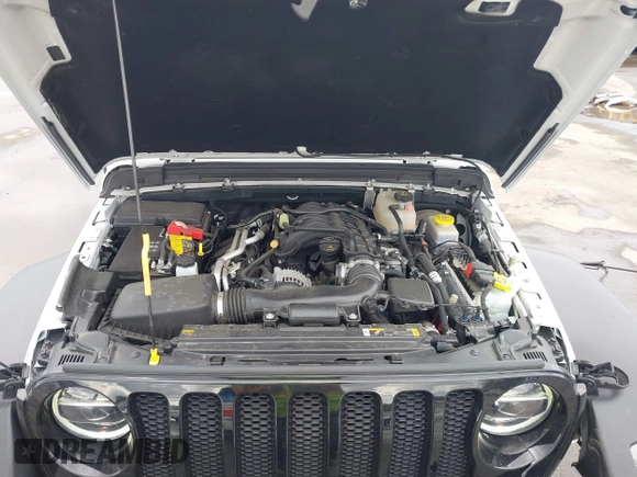 2022 Jeep Wrangler Unlimited Sport S with VIN 1C4HJXDG3NW155467, listed as a IAAI auction lot 41638650 with 22,698 mi miles and . Bid and sale history available at DreamBid. Image 10.