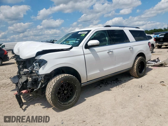 2019 Ford Expedition Max Limited with VIN 1FMJK2AT9KEA35382, listed as a Copart auction lot 58845555 with 124,057 mi miles and Salvage title. Bid and sale history available at DreamBid. Image 1.