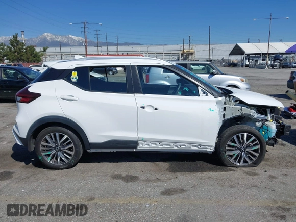 2022 Nissan Kicks SV with VIN 3N1CP5CVXNL496886, listed as a IAAI auction lot 41834899 with 23,395 mi miles and . Bid and sale history available at DreamBid. Image 14.