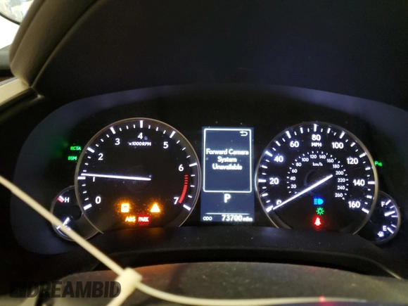 2018 Lexus RX 350 with VIN 2T2BZMCA8JC154579, listed as a Copart auction lot 54215705 with 73,700 mi miles and Salvage title. Bid and sale history available at DreamBid. Image 9.