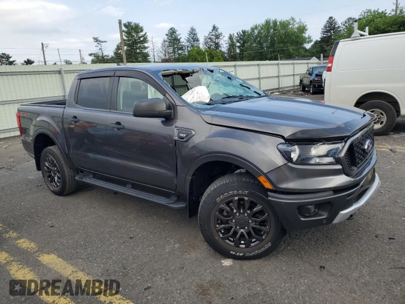 2019 Ford Ranger XL with VIN 1FTER4FH5KLA21640, listed as a Copart auction lot 62613985 with 27,964 mi miles and Salvage title. Bid and sale history available at DreamBid. Image 4.