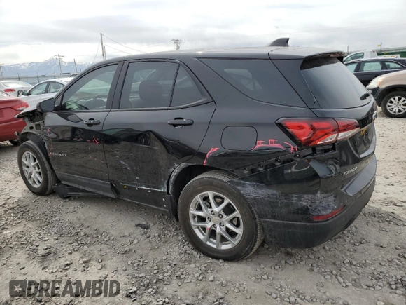 2023 Chevrolet Equinox LS z VIN 3GNAXHEG0PL176524, wystawiony jako Copart lot #54242795 z przebiegiem 26 915 mil mil oraz Szkoda całkowita • Salvage title. Historia ofert i sprzedaży dostępna na DreamBid. Obrazek 2.