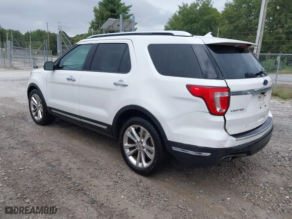 2018 Ford Explorer Limited with VIN 1FM5K7FH8JGC63234, listed as a IAAI auction lot 40434875 with 126,394 mi miles. Bid and sale history available at carsss.com. Image 3.