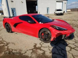 2021 Chevrolet Corvette 2LT with VIN 1G1YB2D45M5114373, listed as a Copart auction lot 45859665 with 40,674 mi miles and Salvage Title. Bid and sale history available at carsss.com. Image 4.