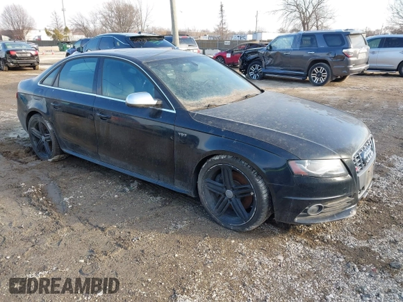 2010 Audi S4 Prestige with VIN WAUKGAFL6AA096026, listed as a IAAI auction lot 41715065 with 85,381 mi miles. Bid and sale history available at carsss.com. Image 1.