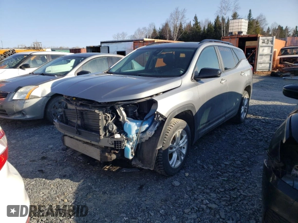 2023 GMC Terrain SLE z VIN 3GKALTEG5PL118100, wystawiony jako Copart lot #50336875 z przebiegiem 62 541 mil mil oraz Szkoda całkowita • Salvage title. Historia ofert i sprzedaży dostępna na DreamBid. Obrazek 1.