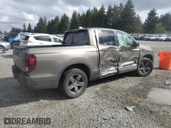 2022 Honda Ridgeline RTL z VIN 5FPYK3F55NB024280, wystawiony jako Copart lot #51490185 z przebiegiem 39 935 mil mil oraz Szkoda całkowita • Salvage title. Historia ofert i sprzedaży dostępna na DreamBid. Obrazek 3.