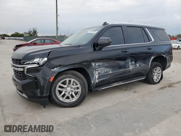 2023 Chevrolet Tahoe LS with VIN 1GNSCMKD8PR149034, listed as a Copart auction lot 46245545 with 102,333 mi miles and Non repairable. Bid and sale history available at DreamBid. Image 1.