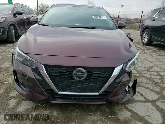2021 Nissan Sentra SV with VIN 3N1AB8CV6MY212209, listed as a Copart auction lot 46394695 with 28,470 mi miles and Salvage Title. Bid and sale history available at carsss.com. Image 11.