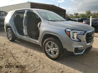2023 GMC Terrain SLE with VIN 3GKALTEG7PL257449, listed as a Copart auction lot 79644804 with 24,574 mi miles and Salvage Title. Bid and sale history available at DreamBid. Image 4.