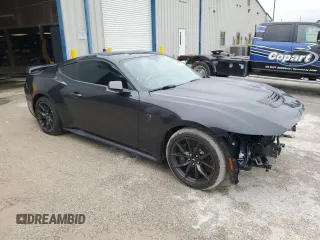 2024 Ford Mustang Dark Horse with VIN 1FA6P8R04R5503740, listed as a Copart auction lot 42720915 with 8,524 mi miles and Salvage Title. Bid and sale history available at carsss.com. Image 4.