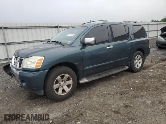 2004 Nissan Armada LE z VIN 5N1AA08B74N736414, wystawiony jako Copart lot #55215295 z przebiegiem 192 715 mil mil oraz Czysty tytuł • Clean title. Historia ofert i sprzedaży dostępna na DreamBid. Obrazek 1.