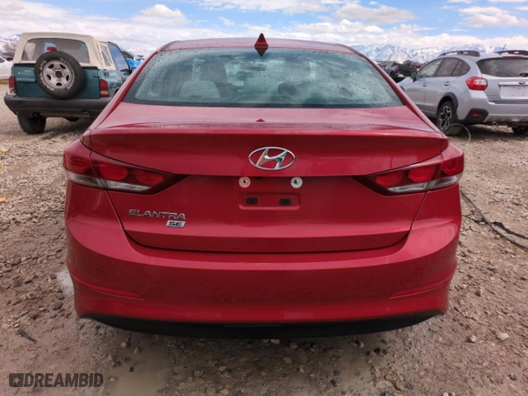 2018 Hyundai Elantra SE with VIN 5NPD74LF6JH399604, listed as a Copart auction lot 49865305 with 80,208 mi miles and Salvage Title. Bid and sale history available at carsss.com. Image 6.