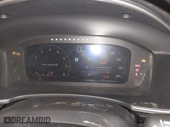 2025 Honda Civic Si with VIN 2HGFE1E5XSH474804, listed as a IAAI auction lot 41931584 with 2,520 mi miles and . Bid and sale history available at DreamBid. Image 7.