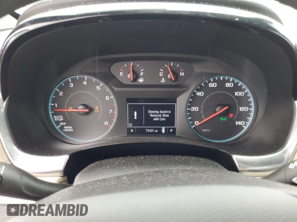 2022 Chevrolet Traverse LS with VIN 1GNERFKWXNJ134149, listed as a Copart auction lot 58736915 with 73,431 mi miles and Salvage title. Bid and sale history available at DreamBid. Image 9.