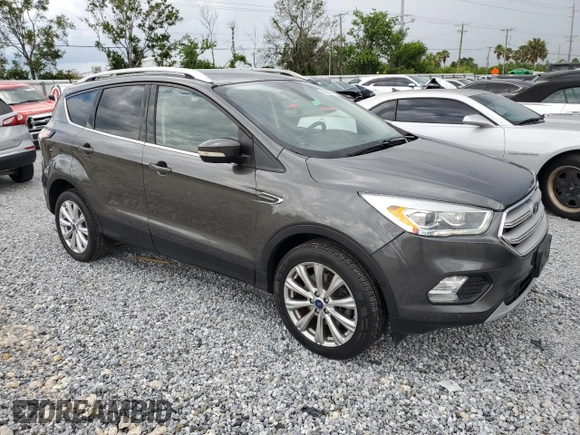 2018 Ford Escape Titanium with VIN 1FMCU9J90JUA75550, listed as a Copart auction lot 63339315 with Not provided miles and Clean title. Bid and sale history available at DreamBid. Image 4.