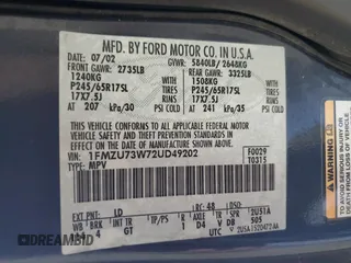 2002 Ford Explorer XLT с VIN 1FMZU73W72UD49202, выставлен на аукционе Copart как лот 56207925 с пробегом 136 747 миль миль и Чистый • Clean title. История ставок и продаж доступна на DreamBid. Изображение 13.
