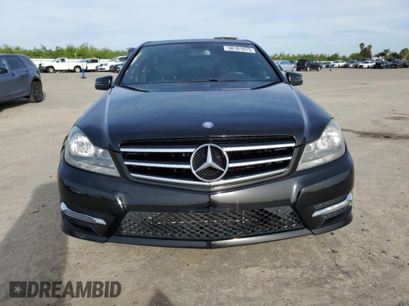 2014 Mercedes-Benz C 300 Sport with VIN WDDGF8AB6EG253744, listed as a Copart auction lot 50181075 with 108,362 mi miles and Salvage Title. Bid and sale history available at DreamBid. Image 5.
