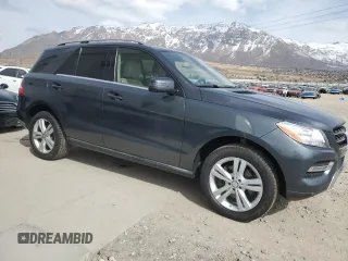 2013 Mercedes-Benz M ML 350 with VIN 4JGDA5HB0DA265675, listed as a Copart auction lot 45661555 with 108,947 mi miles and Salvage Title. Bid and sale history available at carsss.com. Image 4.