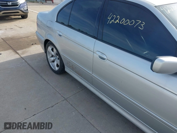 2001 BMW 5 Series 540i with VIN WBADN63431GM73773, listed as a IAAI auction lot 42200073 with 143,843 mi miles and . Bid and sale history available at DreamBid. Image 6.