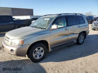 2007 Toyota Highlander with VIN JTEGD21A770165961, listed as a Copart auction lot 48361825 with 207,016 mi miles and Salvage Title. Bid and sale history available at carsss.com. Image 1.