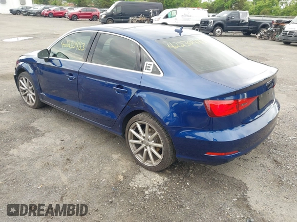 2015 Audi A3 Premium Plus z VIN WAUEFGFF7F1057529, wystawiony jako IAAI lot #42230483 z przebiegiem 110 344 mil mil oraz . Historia ofert i sprzedaży dostępna na DreamBid. Obrazek 3.