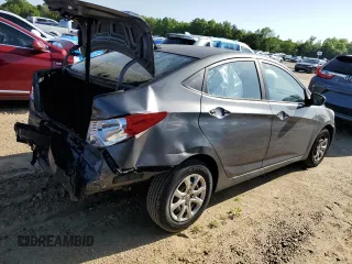2013 Hyundai Accent GLS with VIN KMHCT4AE1DU307046, listed as a Copart auction lot 51236265 with 240,600 mi miles and Salvage Title. Bid and sale history available at carsss.com. Image 3.
